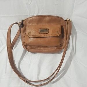 Jaclyn Smith Brown Tan Purse Bag Handbag Approximate 8" x 6" x 3"